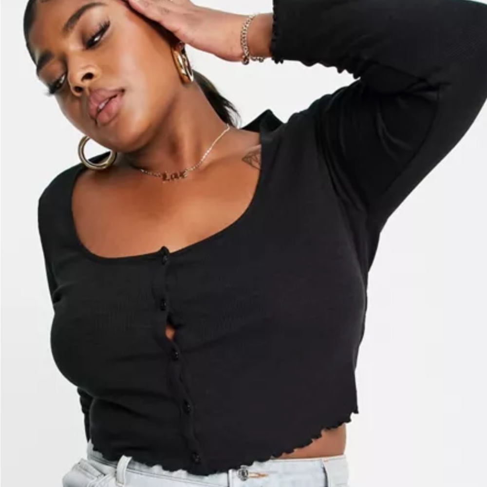 ASOS Button Cardigan Top